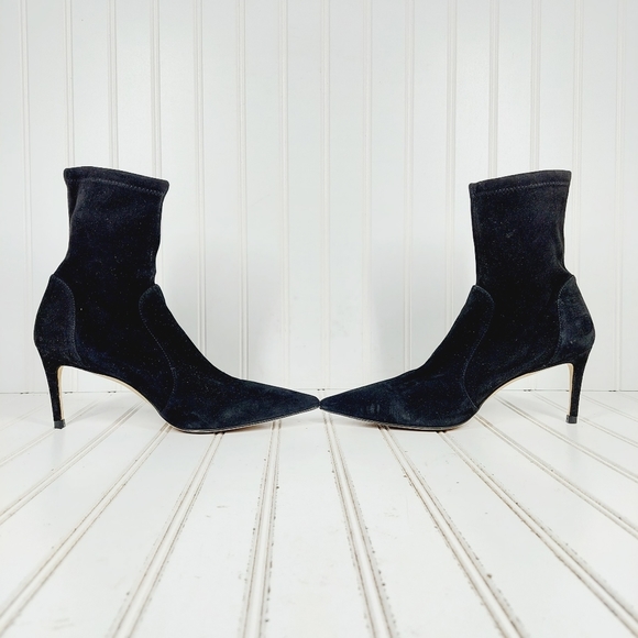 Stuart Weitzman Suede Black Boot - Picture 7 of 11